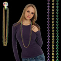 42" Metallic Round Beaded Necklace